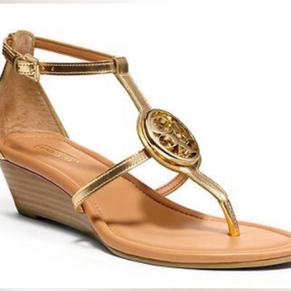 Coach vipor mirror metallic sandal - Picture 3 of 6